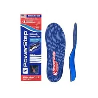 PowerStep Pinnacle Plus Ball of Foot Pain Relief Orthotics - Shoe Inserts for Metatarsalgia, Arch Support & Morton's Neuroma Pain Relief - Made in USA Insoles with Metatarsal Pad (M 8-8.5, F 10-10.5)