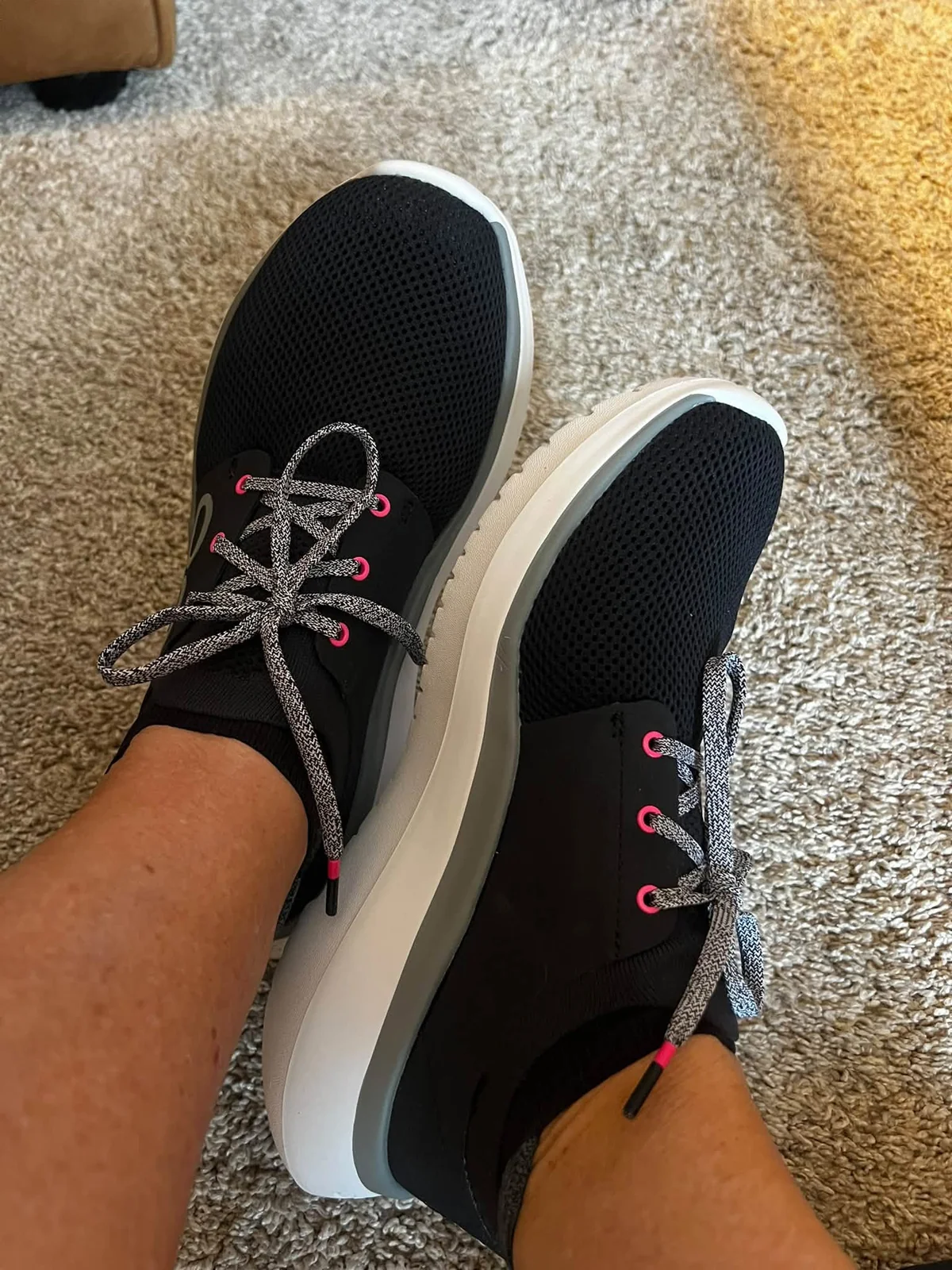 May be an image of shoes and text
