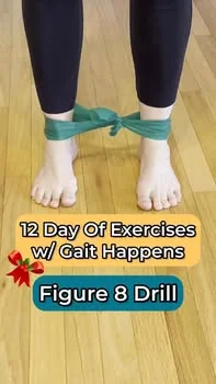 It’s the 5th day of our Gait Happens 12 Days of Exercises! 🎁🎄
Today we have the Figure 8 Drill. We talk a LOT about the importance of supination and pronation, and here is a great exercise to help work on range, both resisting into supination AND controlling the lowering into pronation!
#gaithappens
#everysolematters
#foothealth
#footstrength