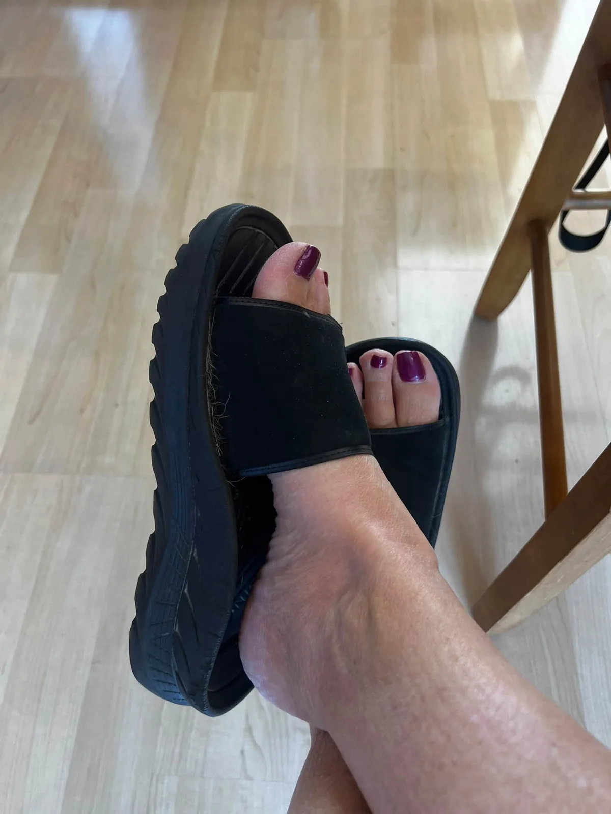 May be an image of shoes and anklet